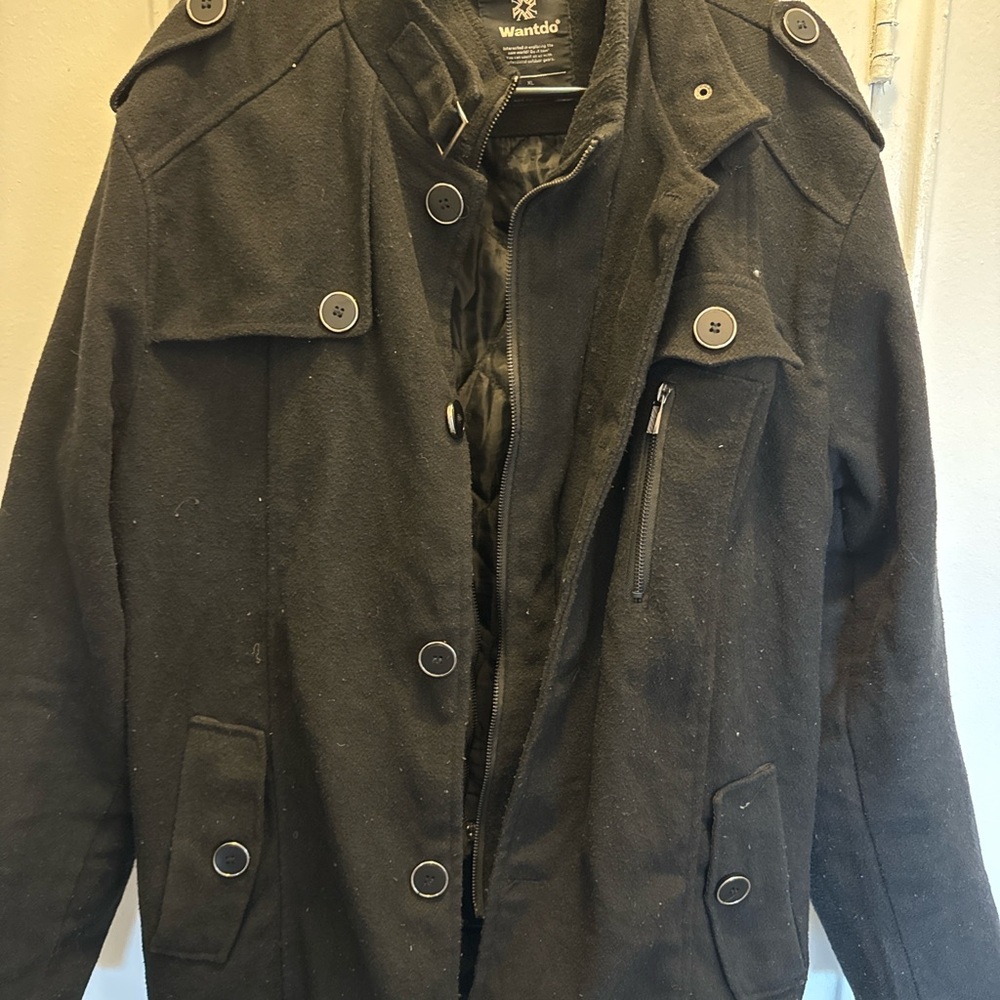 Black winter jacket